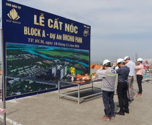 BLOCK A CĂN HỘ ORCHID PARK: Đã cất nóc 16/11/2018