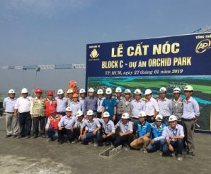 BLOCK C CĂN HỘ ORCHID PARK: Đã cất nóc 27/01/2019